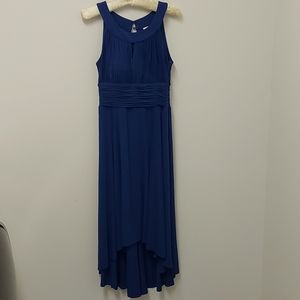 Royal Blue dress with swish skirt